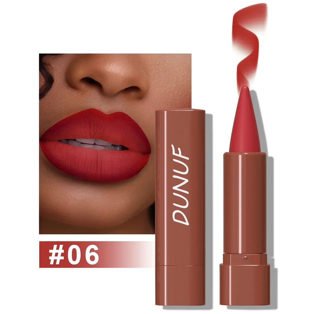 Matte Nude & Red Lip Liner Pencil – 9 Colors, Velvet Contour & Gradient Lipliner
