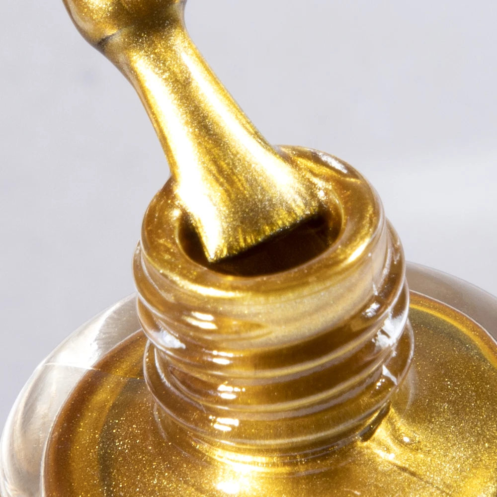 Gold Mirror Nail Polish – Quick Dry Metallic Lacquer
