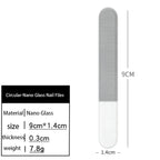Nano Glass Nail File – Professional Washable Polishing Tool for Shiny, Smooth Nails