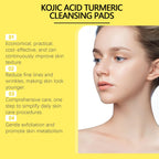 Turmeric Cleansing Pads – Exfoliating Makeup Remover & Pore Refining Face Sponge