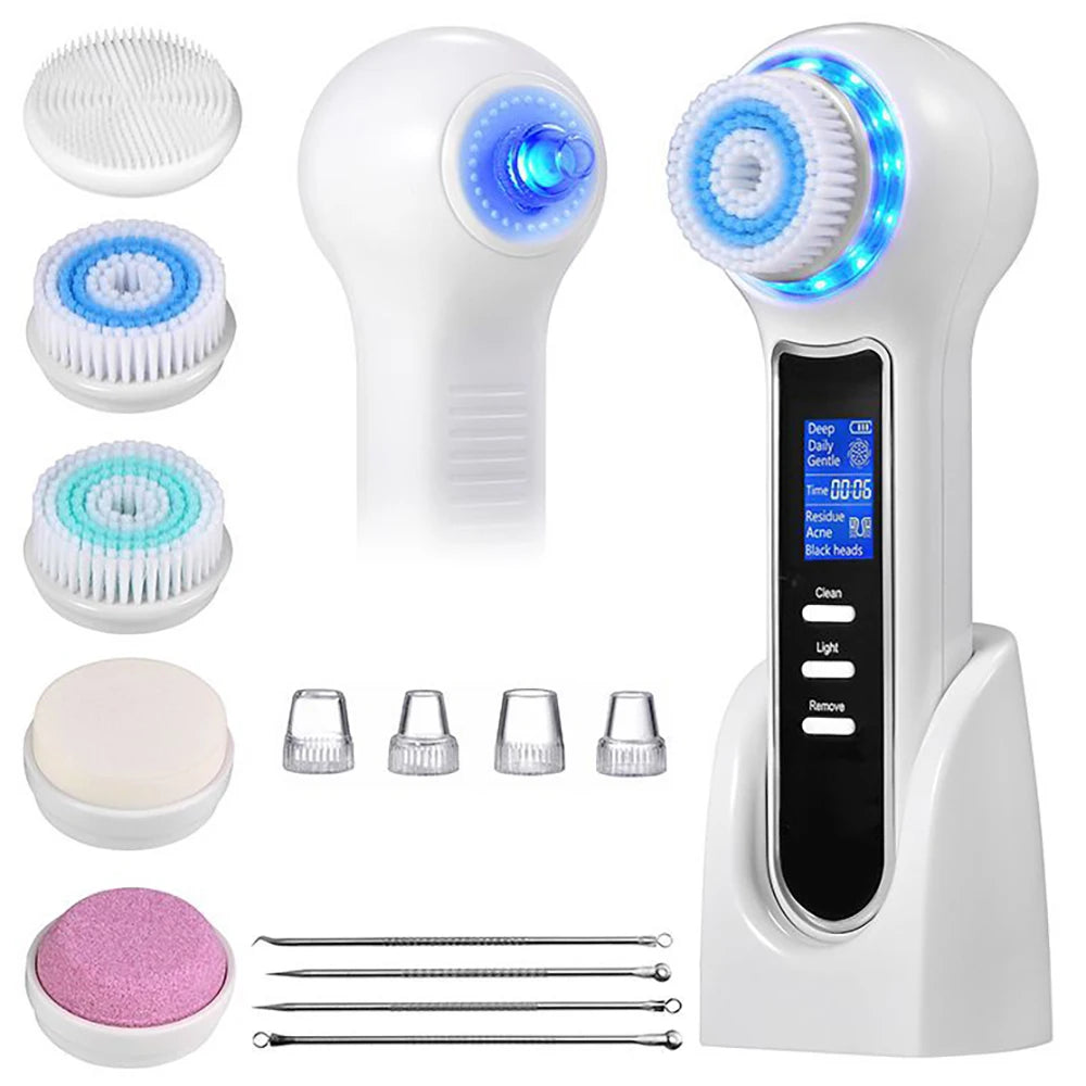 Electric Facial Cleansing Brush – Exfoliation, Massage & Deep Clean