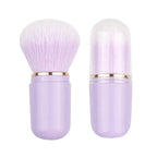 Luxury Retractable Kabuki Brush – Compact, Multifunctional & Elegant