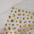 Sunflower & Autumn Harvest Nail Art Stickers