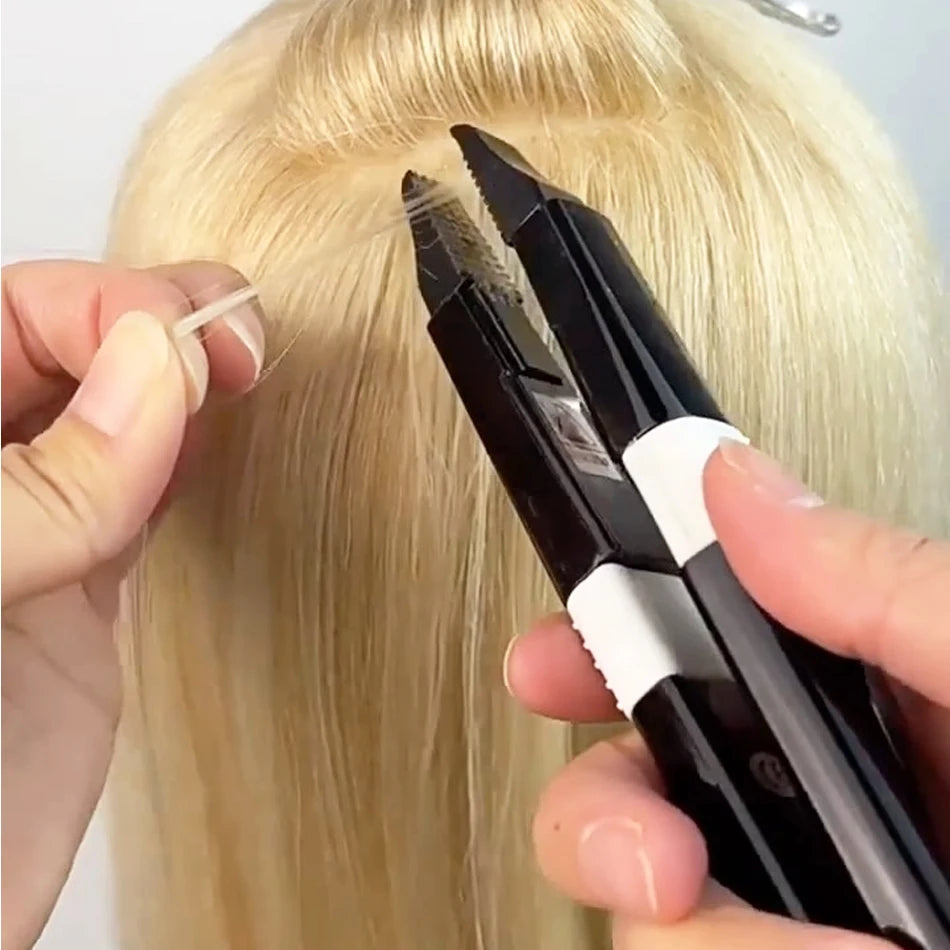 Shinehair Original V-Light Technology Hair Extension Machine & Glue Kit – Tape & V-Light Extensions Tool Set