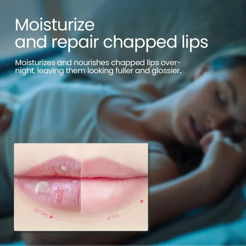 Moisturizing Sleeping Lip Mask – Night Lip Care, Anti-Cracking Lip Oil, Cute Multi-Color Lip Treatment Cosmetics