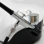 Portable Nano Mist Airbrush Kit – Oxygen Facial Spray & Makeup Compressor for Skincare, Tattoos, Nails & Cake Decorating