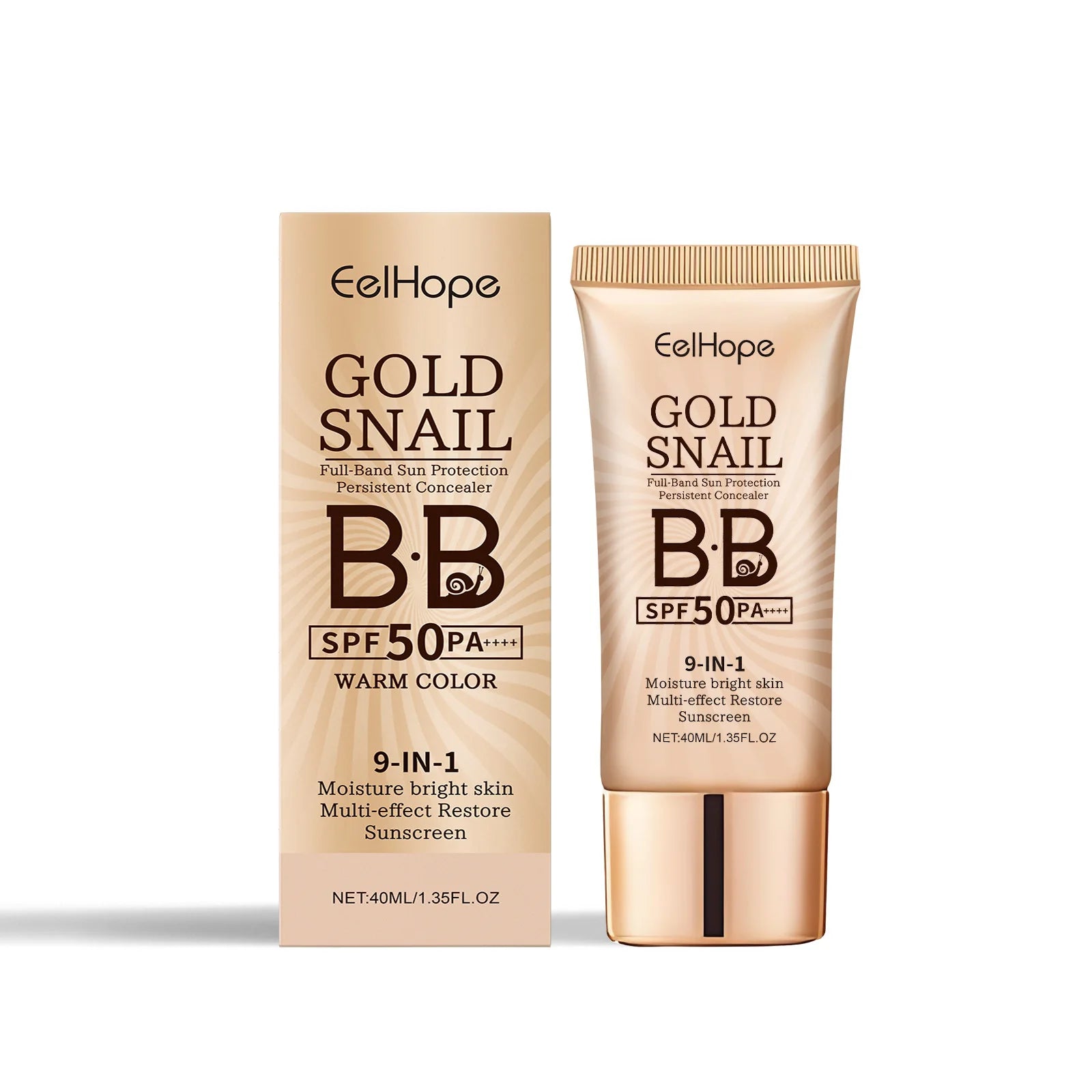 Gold Snail BB Cream SPF 50 – Sunscreen & Long-Lasting Concealer