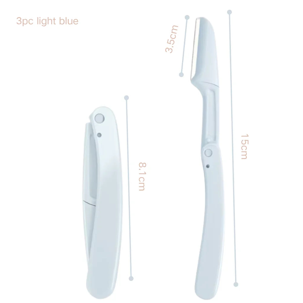 Portable Eyebrow & Face Trimmer – Precision Hair Removal Razor