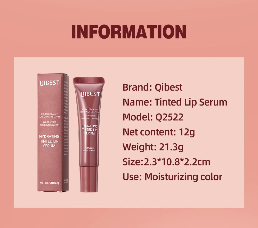Nude Brown Plumping Lip Gloss – Moisturizing & Tinted, 12g