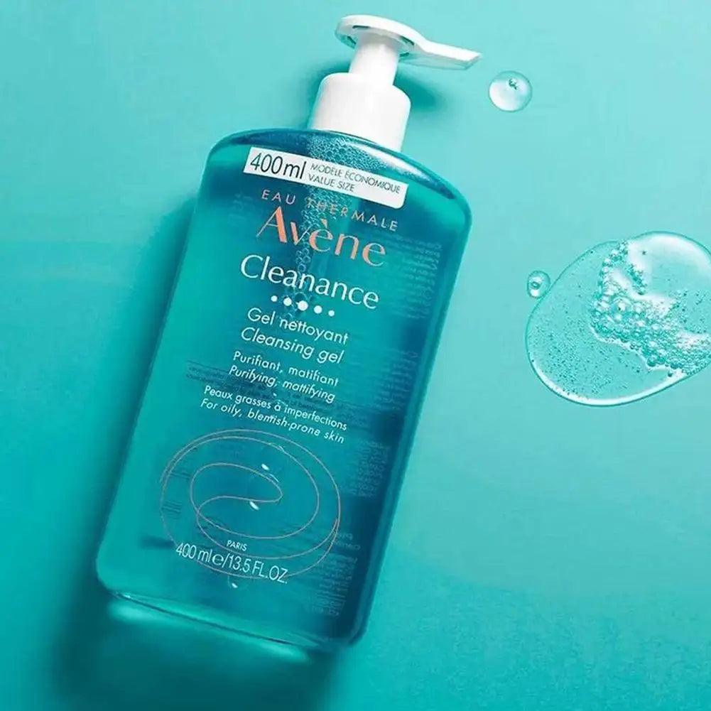 Avene Facial Cleanser & Moisturizing Gel – Deep Cleansing, Whitening, with Cold Cream & SPF 50+ Sunscreen