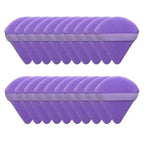 10/20Pcs Triangle Velvet Powder Puff Mini Face Makeup Sponge Washable Lightweight Cosmetic Tool