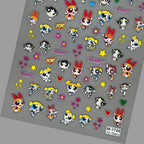 Kawaii Powerpuff Girls Nail Stickers – Cartoon Anime Nail Decals