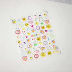 5D Cartoon Nail Art Stickers – Jelly Dessert Bear & Rabbit Decals