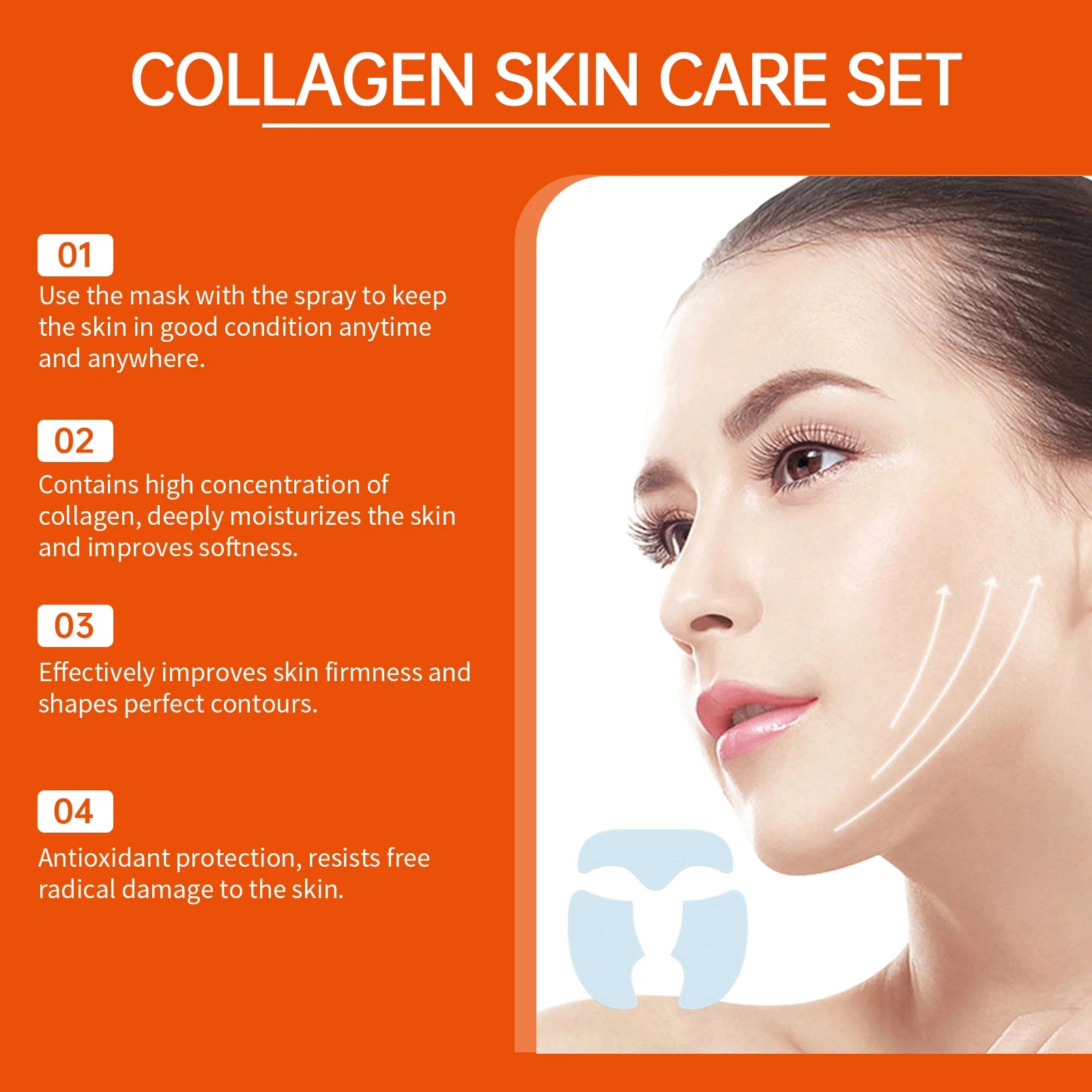 Nano Soluble Collagen Serum Spray Set – Wrinkle Repair & Skin Brightening Face Filler for Firm, Youthful Skin