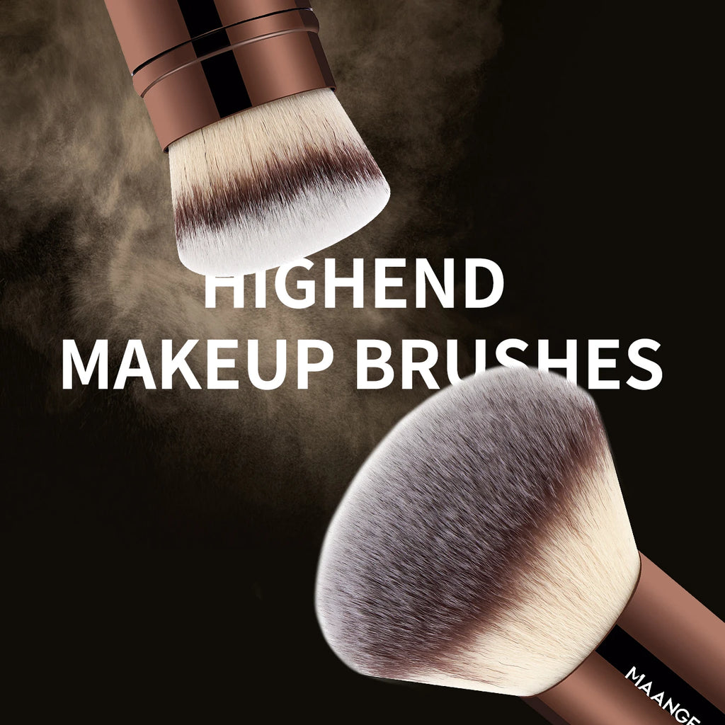 MAANGE 20-Piece Professional Double-Ended Makeup Brush Set – Face & Eye Blending