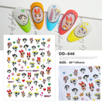 Kawaii Powerpuff Girls Nail Stickers – Cartoon Anime Nail Decals