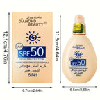 SPF 50 Sunscreen Cream – Face & Body Daily Moisturizer, 100ml