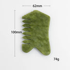 Natural Jade Comb Gua Sha Scraping Massage Tool