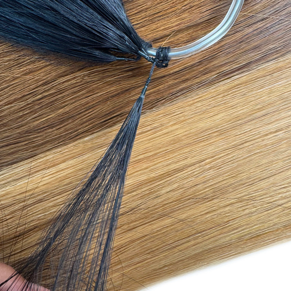Korean Cotton Thread Tip Hair Extensions – 100% Human Hair, Double Drawn