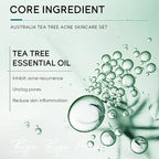 Tea Tree Skincare Kit – Complete 5-Step Facial Set with Cleanser, Toner, Serum, Gel & Cream