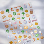Autumn Maple & Ginkgo 5D Nail Art Stickers – Pumpkins, Ladybugs & Mushrooms