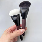Shaped Contour & Foundation Brush – Multifunctional Goat Hair Makeup Tool
