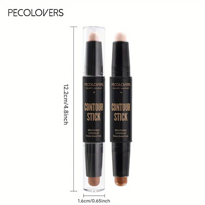 Double-Ended Foundation & Concealer Stick – High-Quality Cream for Contouring, Bronzer & Face Makeup