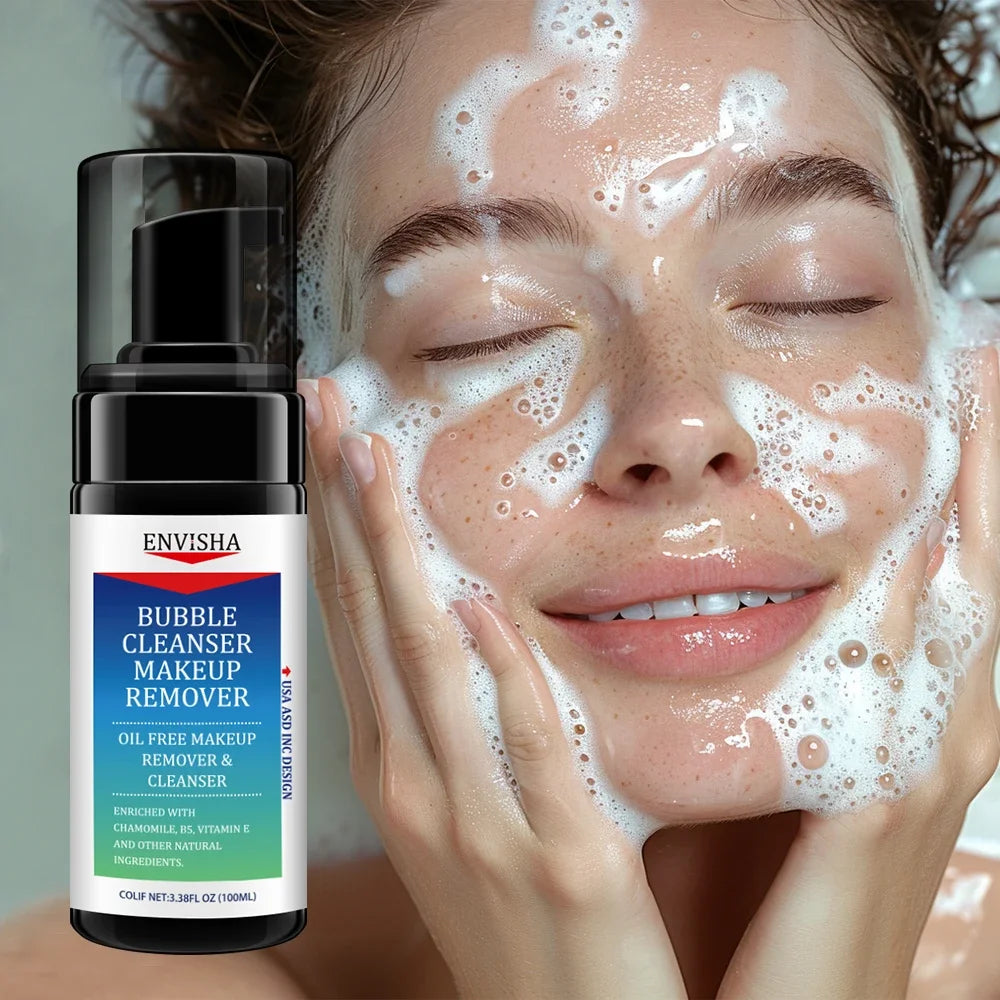 Beauty Exfoliating Foaming Facial Cleanser & Makeup Remover