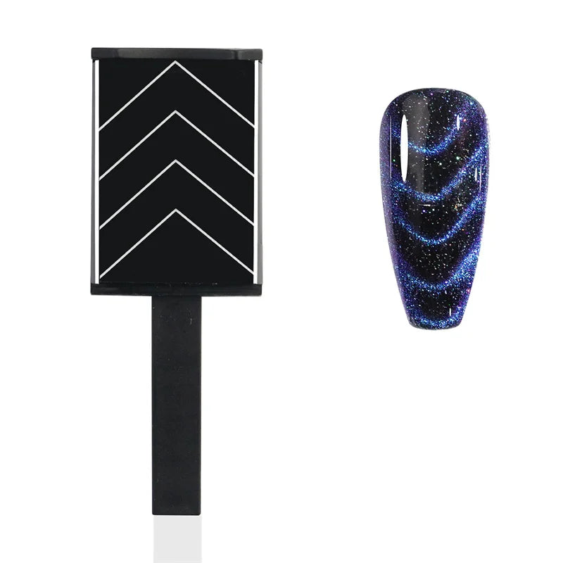 Magnetic Nail Art Tool – Cat Eye Gel Magnet Bars for Gel Polish