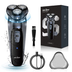 Rechargeable Electric Razor for Men – Portable Rotary Shaver & Beard Trimmer, Ideal Travel Grooming Gift