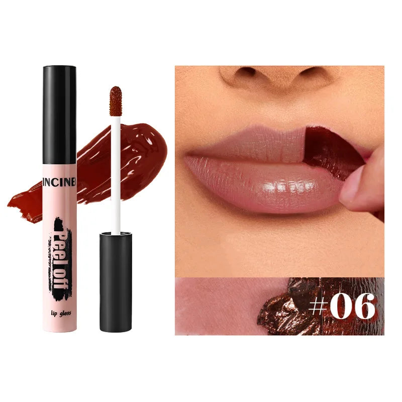 Peel-Off Matte Lip Tint – Long-Lasting Waterproof Lip Stain & Gloss