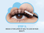 DIY Lash Extension Kit – 280 Clusters with Bond, Seal, Remover & Tweezers (40/50 Pack)
