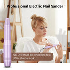 Portable Electric Nail Drill – Mini Nail File Machine for Acrylic & Gel Nails, Manicure & Pedicure Tool