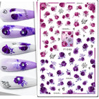3D Floral & Butterfly Nail Art Stickers