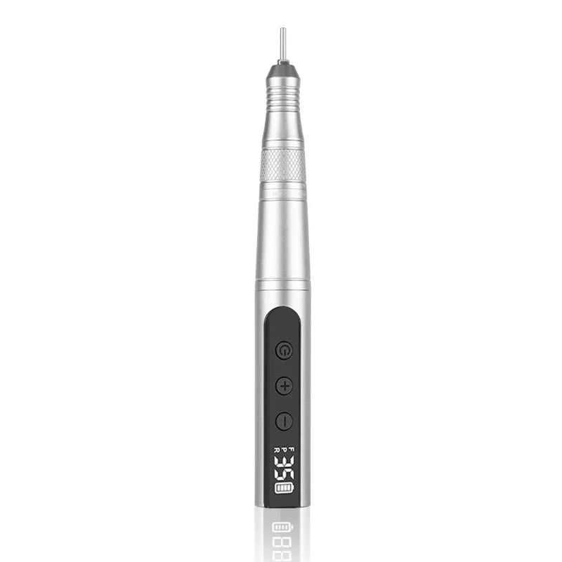 Cordless Electric Nail Drill – Portable E-File Nail Machine for Acrylic & Gel Nails with Professional Nail Drill Bits Kit