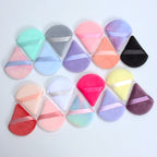 6 Pcs Triangular Makeup Sponge Puffs Soft Skin-Friendly Foundation Blenders for Home or Travel Use