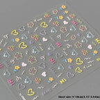 Cute Cartoon Nail Stickers – Self-Adhesive Nail Art Decals