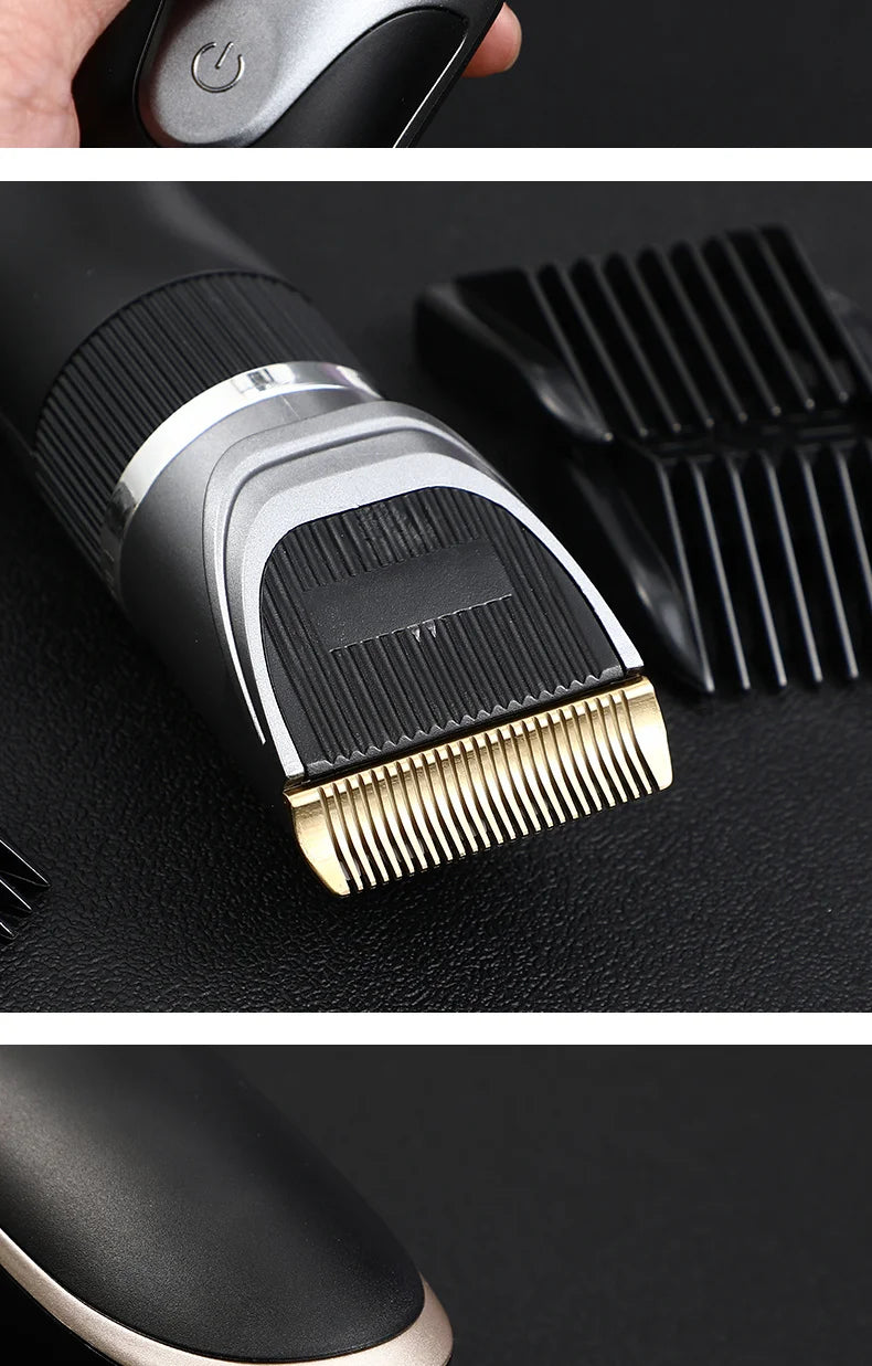 Men’s Professional Hair Clipper – Rechargeable Beard & Hair Trimmer