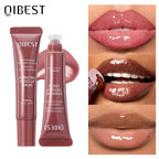 QIBEST Crystal Jelly Lip Oil Gloss – Hydrating & Smoothing Tint