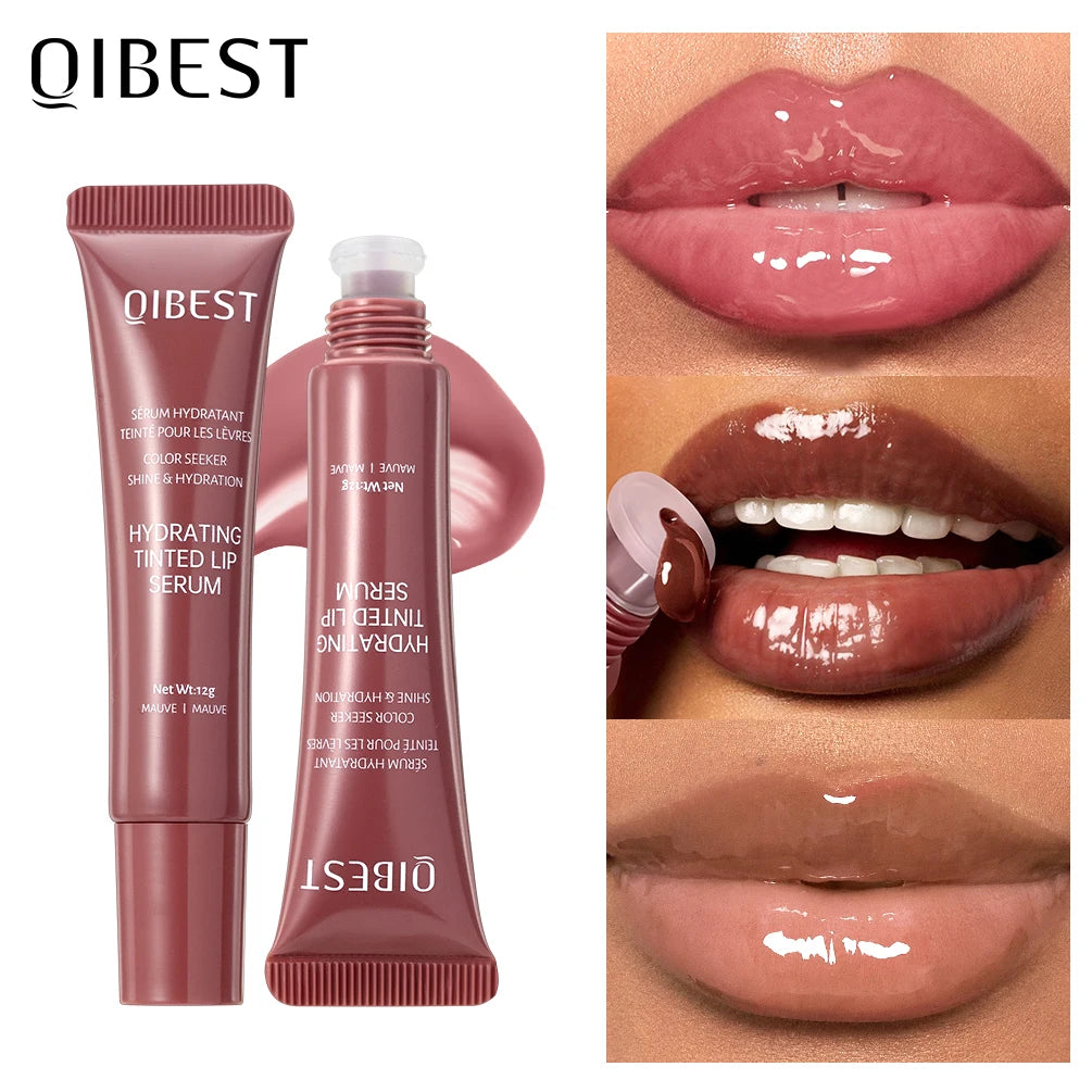 QIBEST Crystal Jelly Lip Oil Gloss – Hydrating & Smoothing Tint