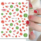 3D Floral & Butterfly Nail Art Stickers