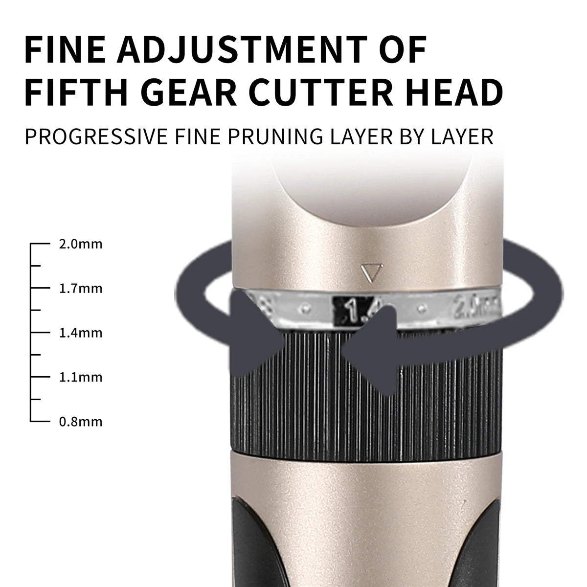 Men’s Professional Hair Clipper – Rechargeable Beard & Hair Trimmer