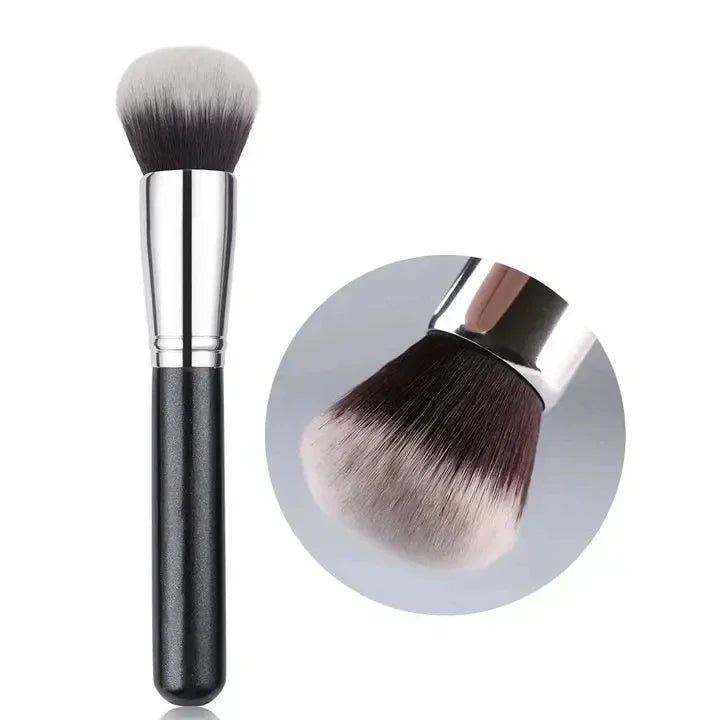 Professional Black Powder & Makeup Brush – Foundation, Blush, Bronzer
