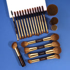 MAANGE 20-Piece Professional Double-Ended Makeup Brush Set – Face & Eye Blending