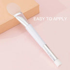 Double-Ended Silicone & Bristle Face Mask Brush