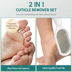 NAILPOP Foot Care Callus Softener Combo – Callus Remover Gel & Foot File Set for Dry, Rough, Cracked Heels