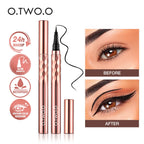 Ultra-Fine Waterproof Liquid Eyeliner Pencil – 12-Hour Smudge-Proof, Quick-Dry Black Liner for Precision Wings & Arrows