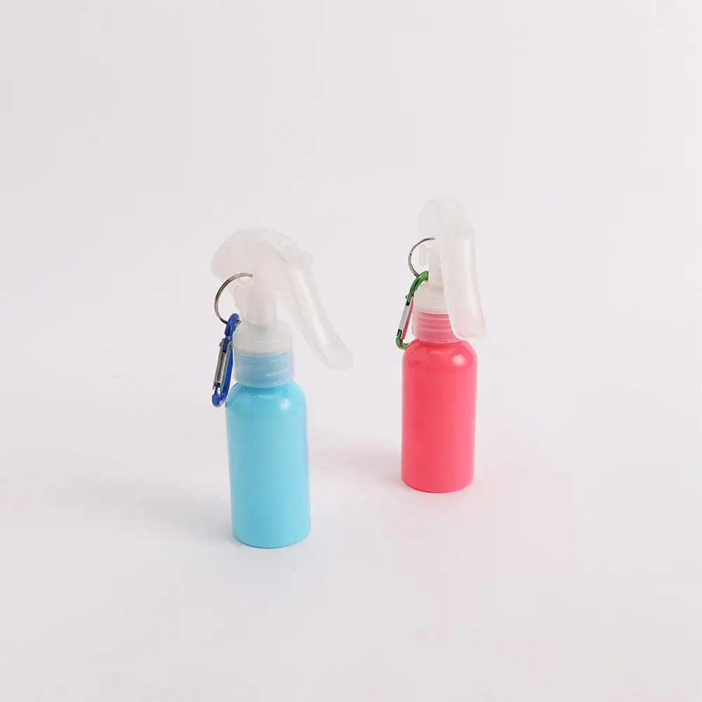 Mini Refillable Mist Spray Bottles with Keychain – Empty Travel Atomizers