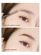 Multi-Functional Eye & Brow Brush – Flat, Angled, and Arc Tips