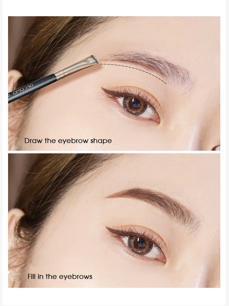 Multi-Functional Eye & Brow Brush – Flat, Angled, and Arc Tips